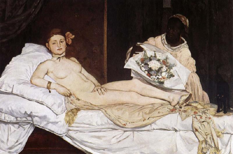 Edouard Manet Olympia oil painting image